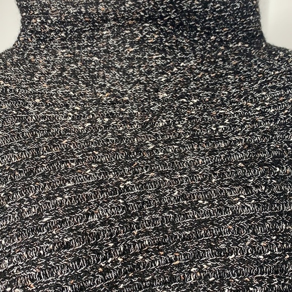 Max Studio Soft & Cozy Slouchy Batwing Mock Neck Sweater Grey Black, Sz XL - Picture 5 of 13